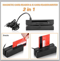 2 In 1 Usb 3 Track Magnetic Stripe Card Reader+ Ic Card Reader Writer Encoder Us 2 In 1 Usb 3 Track Magnetic Stripe Card Reader+ Ic Card Reader Writer Encoder Us