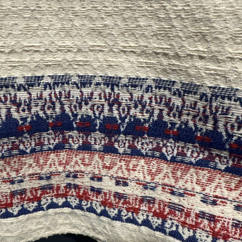 Женская юбка Katherine Barclays размер 10 с подкладкой кремовый сине-красный узор - Изображение 2 из 4