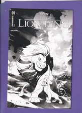 Lion King #1 1:15 Galmon Line Art Variant Actual Scans!