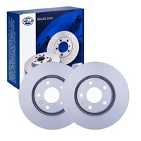 2X Hella Pagid Bremsscheiben Ø314Mm Vorne Passend FüR Audi A6 54322PRO