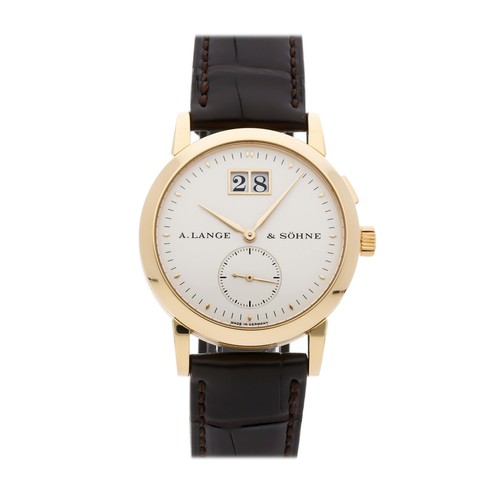 A. Lange & Sohne Saxonia Outsize Date Yellow Gold Manual Wind ...