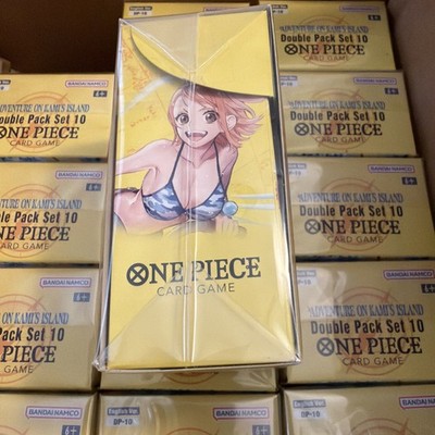 Lot of 15 - ONE PIECE CARD GAME OP-15 DOUBLE PACK SET 10 ENGLISH