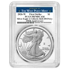2026-W $1 1-oz Proof American Silver Eagle PCGS PR70DCAM FS West Point Label