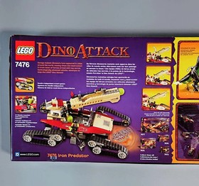 LEGO Dino Attack Iron Predator vs. T-Rex 7476 In 2005 New Retired Japan
