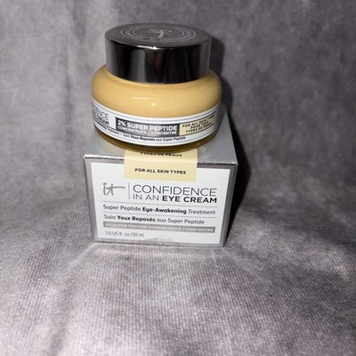 It Cosmetics CONFIDENCE IN EYE CREAM Super Peptide Eye-Awakening Treatment 1 Oz