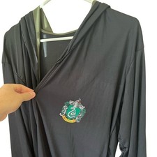 Adult Rubies Harry Potter Slytherin Robe Cloak Hoodie Cosplay Costume One Size