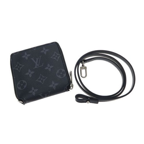 Louis Vuitton Eclipse Zippy Compact Wallet M80426 A Rank Used