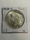 1928 S Peace Silver Dollar $1 Nice AU+/UNC Better Date San Francisco Mint