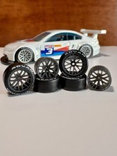 1/64 Scale 3D Printed BBS Style Concave Ver. Racing Wheels W/ Rubber Tires Rw-6