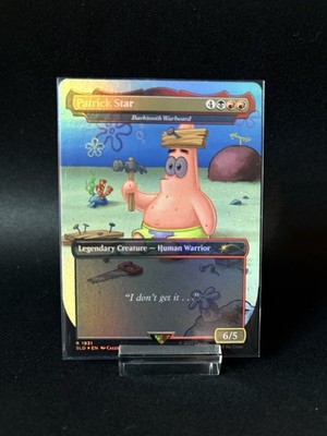 Patrick Star - Barktooth Warbeard (Rainbow Foil) Secret Lair Drop Foil