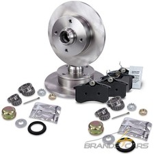ATEC BREMSSCHEIBEN+BREMSBELÄGE+RADLAGER VOLL Ø226 HI FÜR VW CORRADO GOLF 2 3 1H