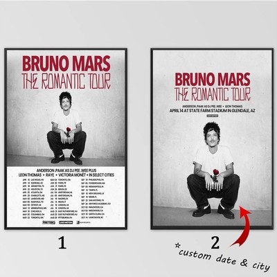 Custom Poster - Bruno Mars 2026 Poster