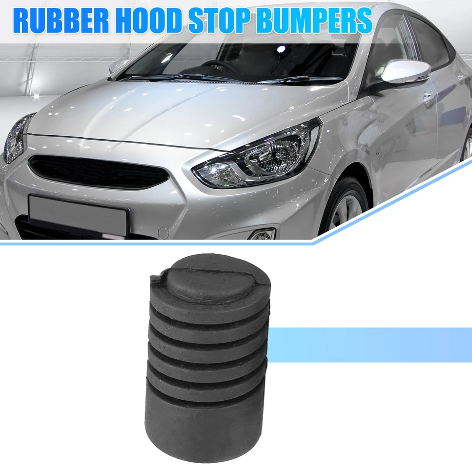 Parachoques de goma para Hyundai para Kia 2 piezas capó de vehículo parachoques parachoques topes de goma para Kia Foto 3 de 4