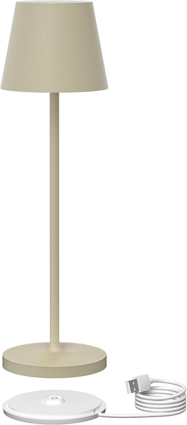 K-Bright Dimmbare Led Akku Tischleuchte 38Cm| Indoor & Outdoor Aufladbar | Warme-image