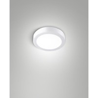 Led AußEndeckenleuchte Nicole Cct, 8W, 2700/3000/4000K, 896Lm, IK07, IP54, Weiß