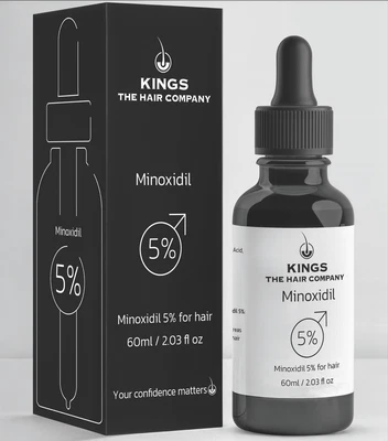KINGS THE HAIR COMPANY Kings Topical 5% Minoxidil Alcohol-free formula - Hair Growth Serum