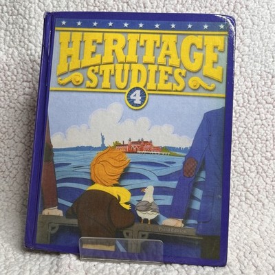 Heritage Studies 4 Third Edition 2015 BJU Press Social Studies 1st Printing