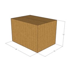 10 18x13x12 Kraft Brown Corrugated Shipping Boxes 32 ECT Single-Wall New