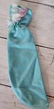 Barbie Teal Blue Tone Fitted Sleeveless Dress Evening Doll Size READ
