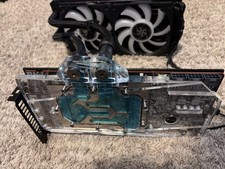 Custom Water cooled AMD 6950xt With Bykski Block And Pump Integrated Radiator