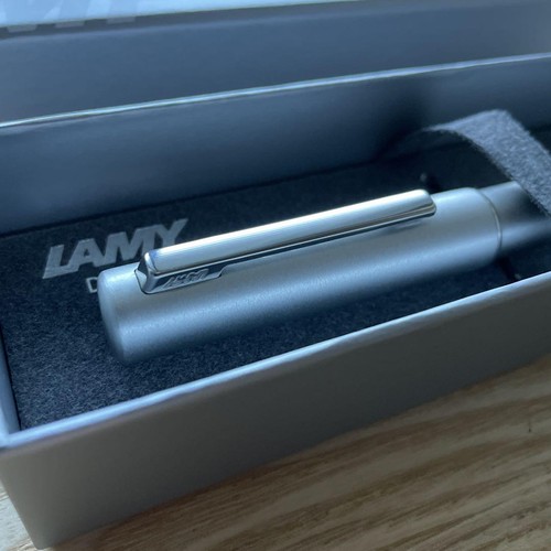 Lamy Aion Silver Fountain Pen Ef - Picture 2 of 4