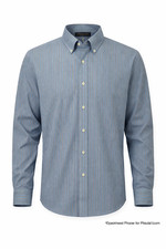 Chaps Classic Fit Twill Long Sleeve Button Down Shirt Men's 16-16 1/2
