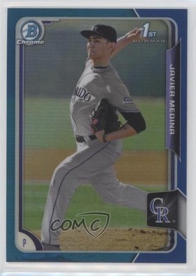 2015 Bowman Draft Chrome Blue Refractor /150 Javier Medina #94 5h5