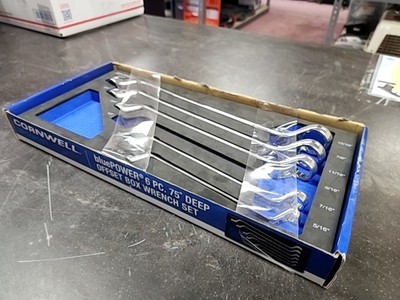 Cornwell Tools Blue Power BPOW6ST Offset Box Wrenches (519329)