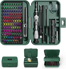 Mini Precision Screwdriver Set with Color-coded Identification, 132 in 1 Micro M