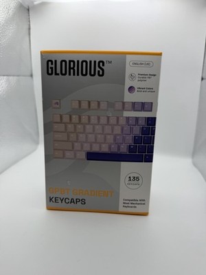 Glorious GPBT Gradient Keycaps Purple Haze 135 Keycaps