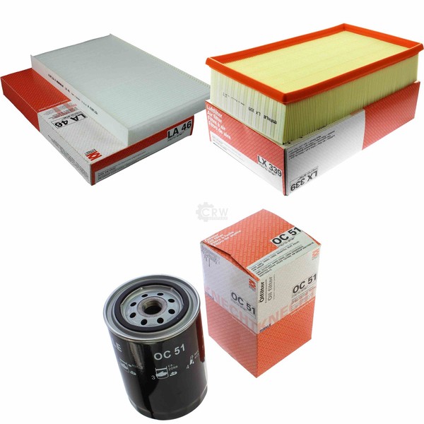 Mahle Set Filterpaket FüR Audi 100 Avant 2.5 TDI A6-image