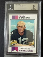 Terry Bradshaw 1973 Topps#15 Beckett 6 EX-MT
