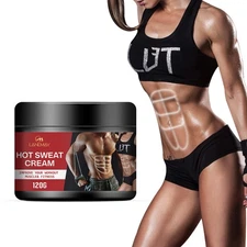 Hot Cream Fat Burner Loss Weight Belly Slimming Fitness Body Sweat Gel Abs Cream