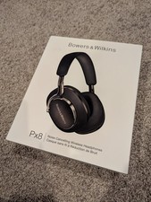 Bowers  Wilkins Px8 Wireless Over-Ear Headphones - Black with Silver 