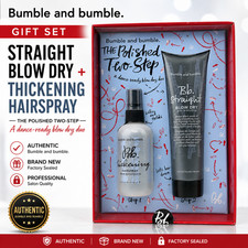 Bumble and bumble Straight Blow Dry Bumble and bumble Thickening Hairspray Set