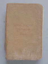 a084 Active Service Testament 1916