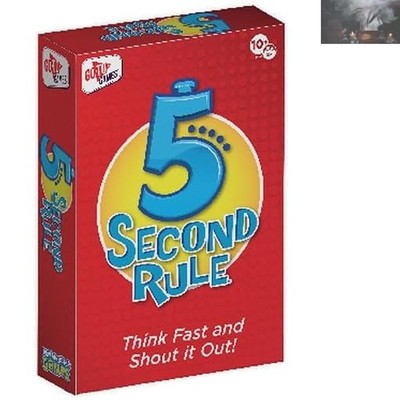 Ultimate 5 Second Rule Game for Kids & Adults - Travel-Ready Fun for Everyone!