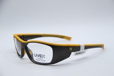 NEW UVEX HONEYWELL NYLON BLACK ORANGE AUTHENTIC EYEGLASSES 60-13