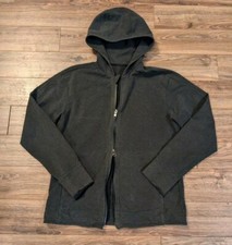 Lululemon Scuba Hoodie Mens Full Zip Charcoal Midweight Performance - L Read