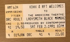 1991 LADYSMITH BLACK MAMBAZO ST. LOUIS CONCERT TICKET STUB AMABUTHO