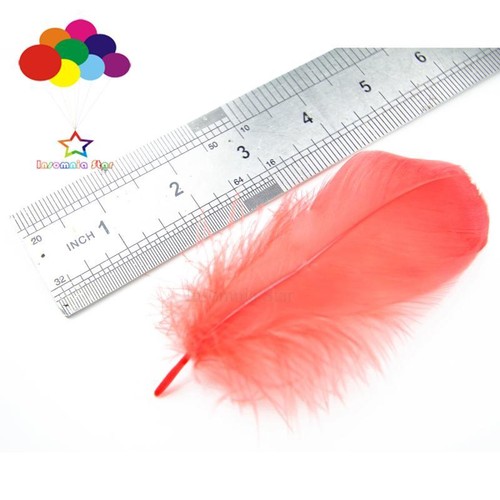Diy 100 Pcs/Lot Colourful Goose feather 4-7cm 1-2 Inch Stage Props Dream Catcher - Picture 31 of 138