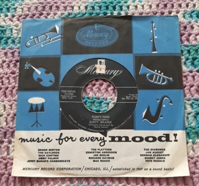 Rusty Draper 45 Forty-Two / Held For Questioning Mercury 70818 vg