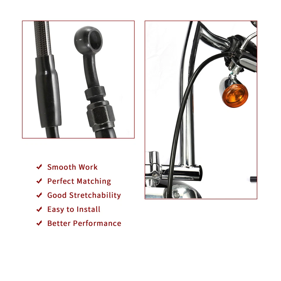 2018-Up Softail Extension Cable Kit for Fat Bob Boy Breakout Deluxe 14'' no ABS - Image 4 of 4