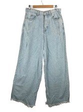 We The Free Old West High Rise Slouchy Jeans Sea Sky Blue 90s boho baggy sz 31