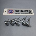 5pc (Ring 10H) Fuji Sic Cmnst Mn Guide Rod Tip Top Building Chrome Frame