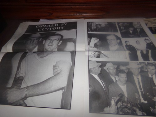 Lot 4 Vintage JFK Today Verschwörung Zeitung & Lincoln Kennedy Zufallspapier - Bild 2 von 18