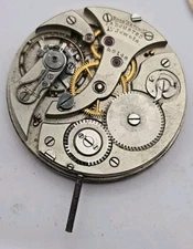 40mm Rode Watch Co Pocket Watch Movement As Is