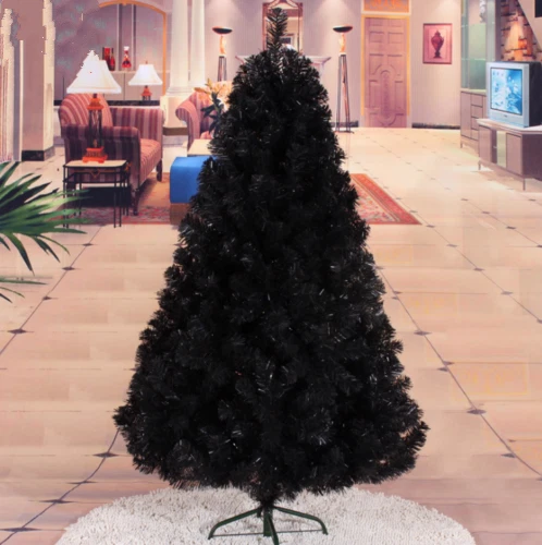 3-4ft 5ft 6ft 7ft Christmas Tree Undecorated Pink Purple Blue Gold Silver Black - Picture 23 of 24