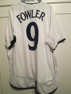 Fowler England WM 2002 Home Fußball Trikot Erwachsene XL /56206