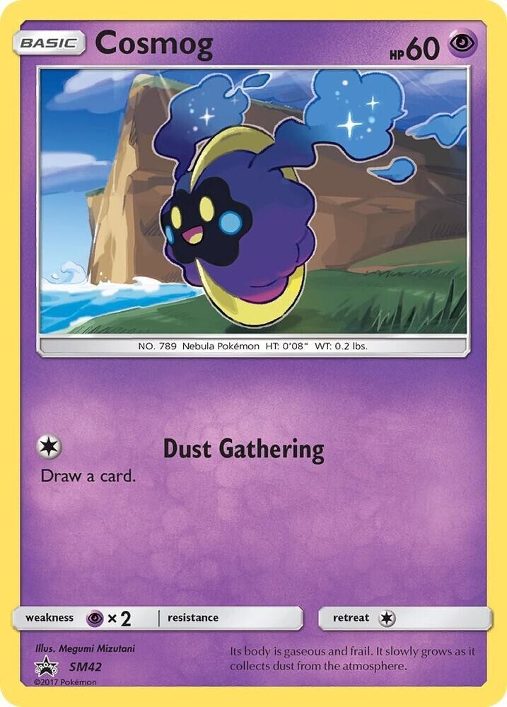 Cosmog - Near Mint - SM42 - Promo - Pokemon - Cosmos Holo